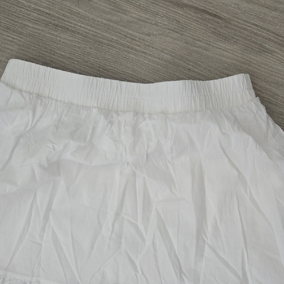 Francesca's Collections White Maxi Skirt with Yellow Floral Hem - Picture 2 of 6